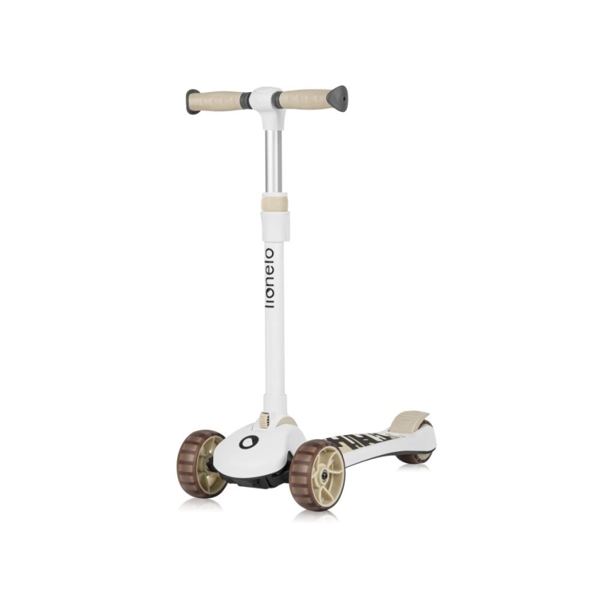 Lionelo - Kinderen step 2in1 FRANKY wit/beige