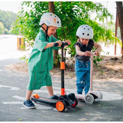 Lionelo - Kinderen step JESSY grijs/groen