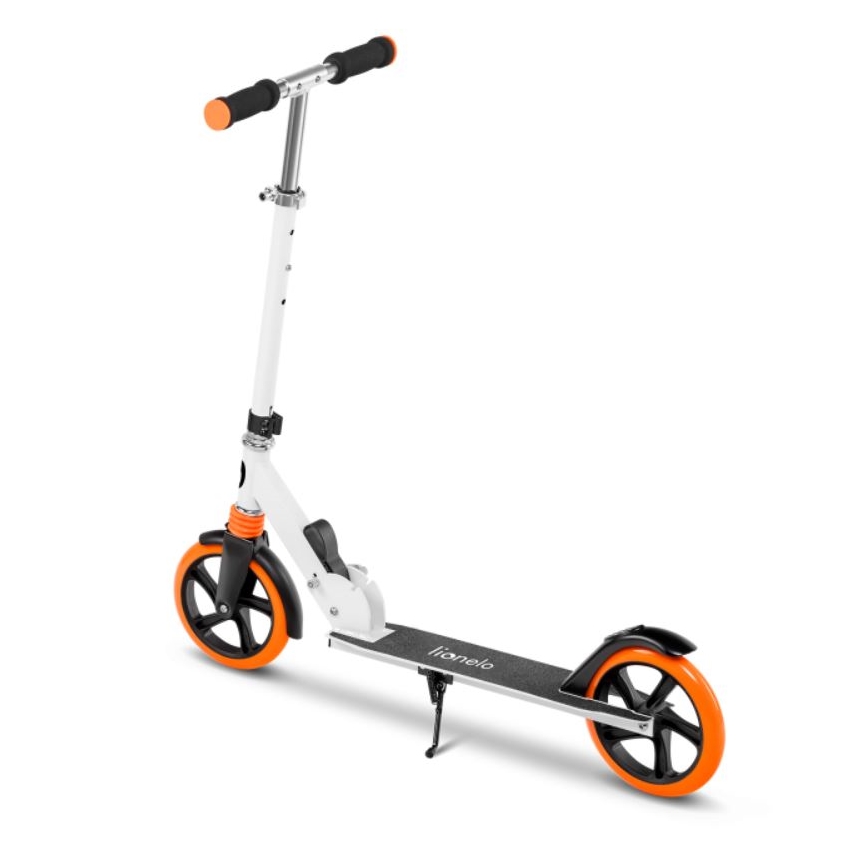 Lionelo - Kinderen step LUCA wit/oranje