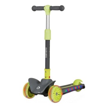 Lionelo - Kinderen step TIMMY 3xAA groen/grijs