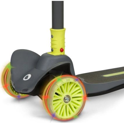 Lionelo - Kinderen step TIMMY 3xAA groen/grijs
