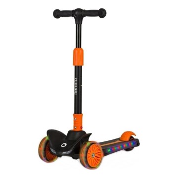 Lionelo - Kinderen step TIMMY 3xAA oranje/zwart
