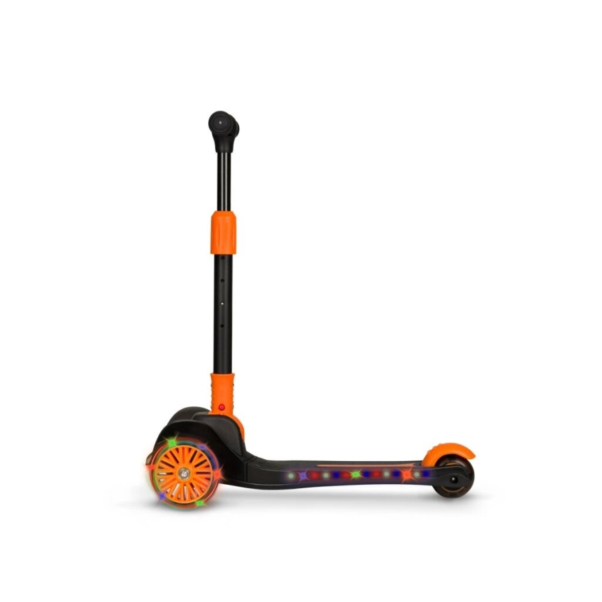 Lionelo - Kinderen step TIMMY 3xAA oranje/zwart