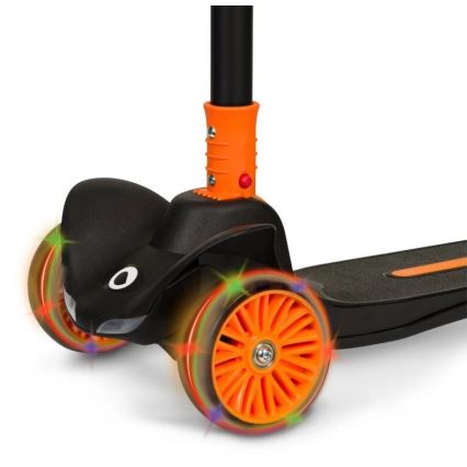 Lionelo - Kinderen step TIMMY 3xAA oranje/zwart