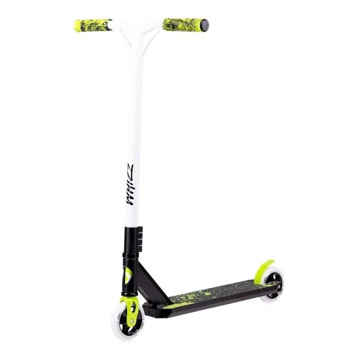 Lionelo - Kinderen step WHIZZ zwart/wit/geel
