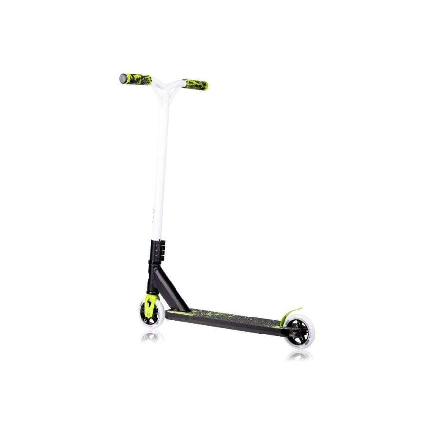 Lionelo - Kinderen step WHIZZ zwart/wit/geel