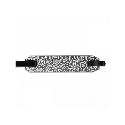 Lionelo - Kinderen step WHIZZ zwart/wit/geel