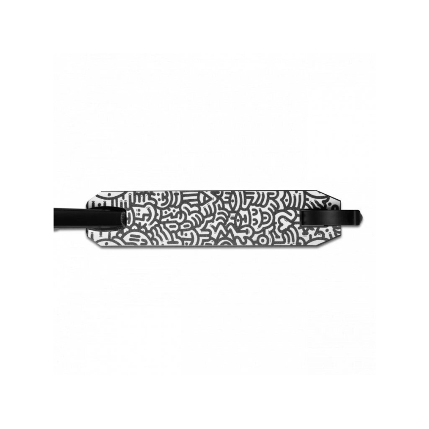 Lionelo - Kinderen step WHIZZ zwart/wit/geel