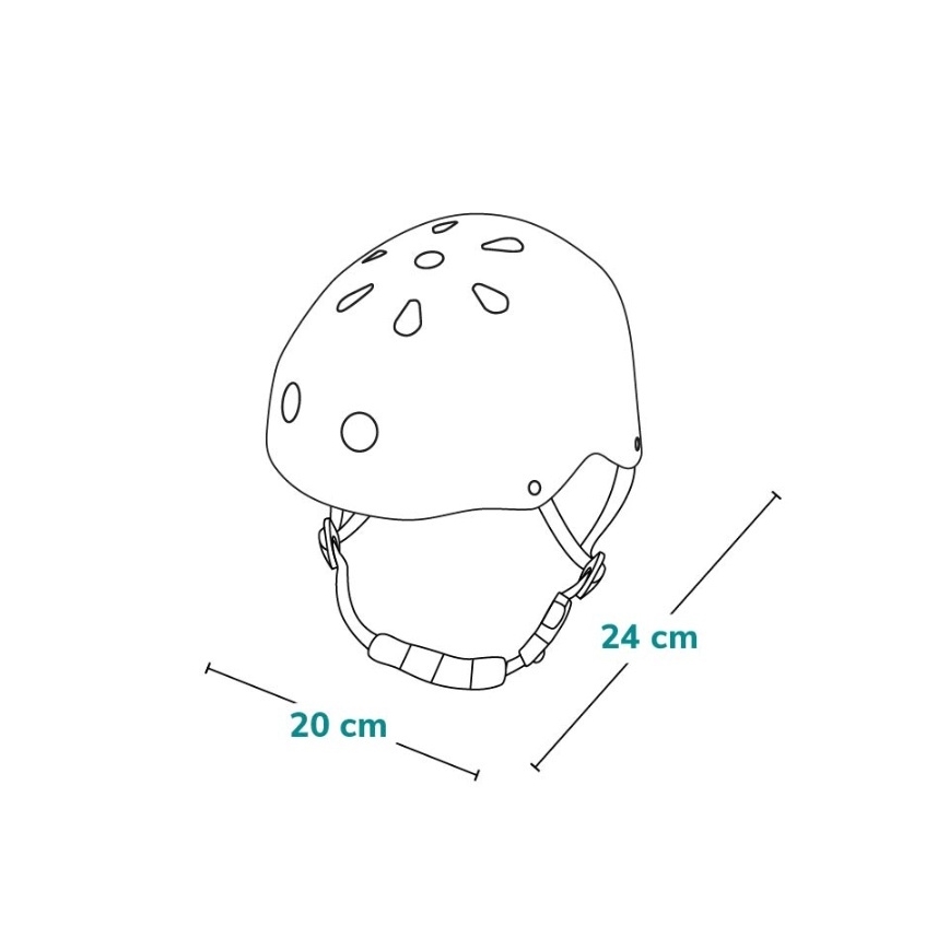 Lionelo - Kinderhelm HELMET Pink Rose