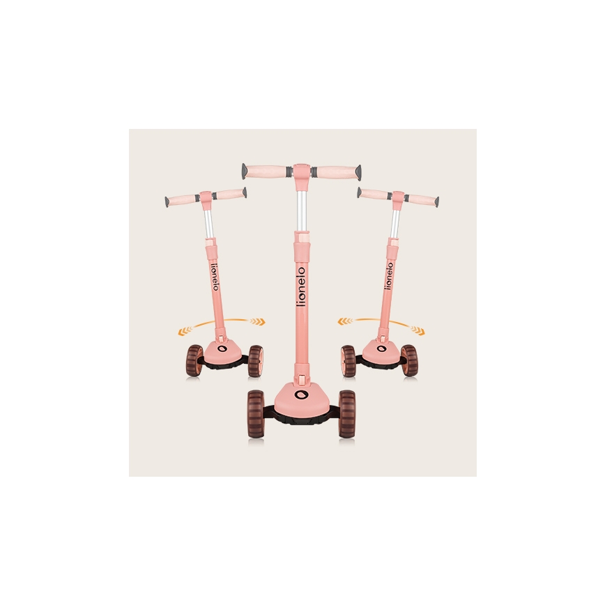 Lionelo - Kinderstep 2-in-1 FRANKY roze