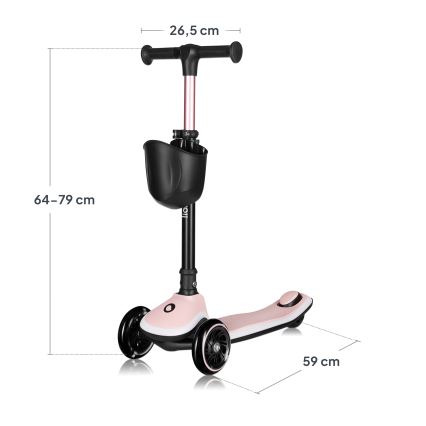 Lionelo - Kinderstep MEY 3xAAA Pink Rose