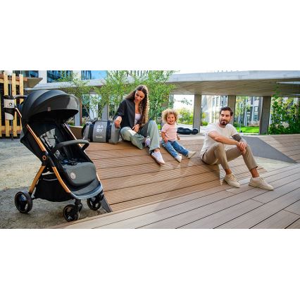 Lionelo - Kinderwagen INGRID zwart