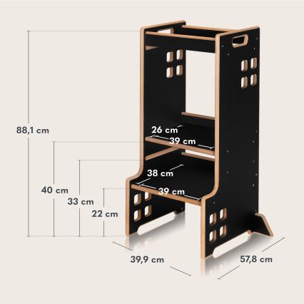 Lionelo - Leersteiger CASS Black Onyx