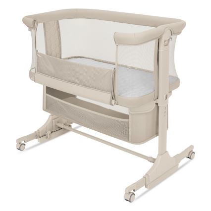 Lionelo - Lit bébé 3 en 1 JODIE Beige crème