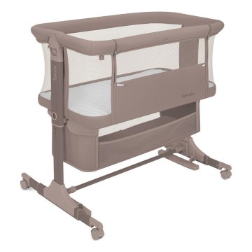 Lionelo - Lit bébé 3 en 1 JODIE Beige Taupe