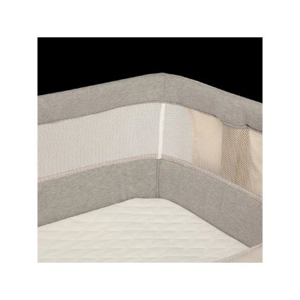 Lionelo - Lit bébé 3 en 1 LEONIE gris/beige