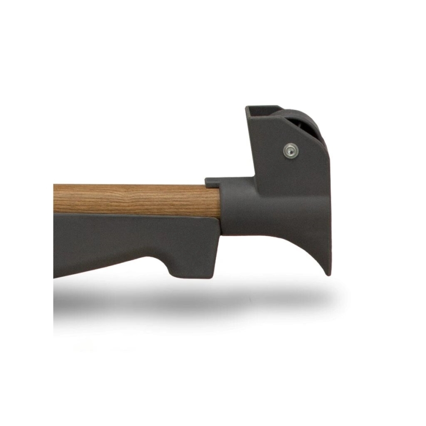 Lionelo - Lit bébé 3-en-1 LEONIE gris/noir