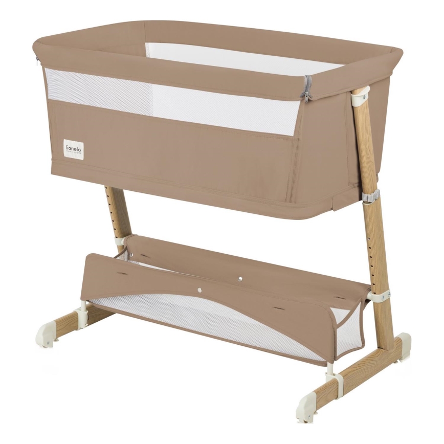 Lionelo - Lit bébé 5 en 1 THOMI PLUS Beige Caramel