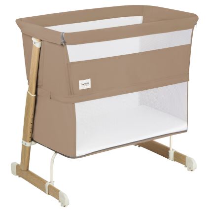 Lionelo - Lit bébé 5 en 1 THOMI PLUS Beige Caramel