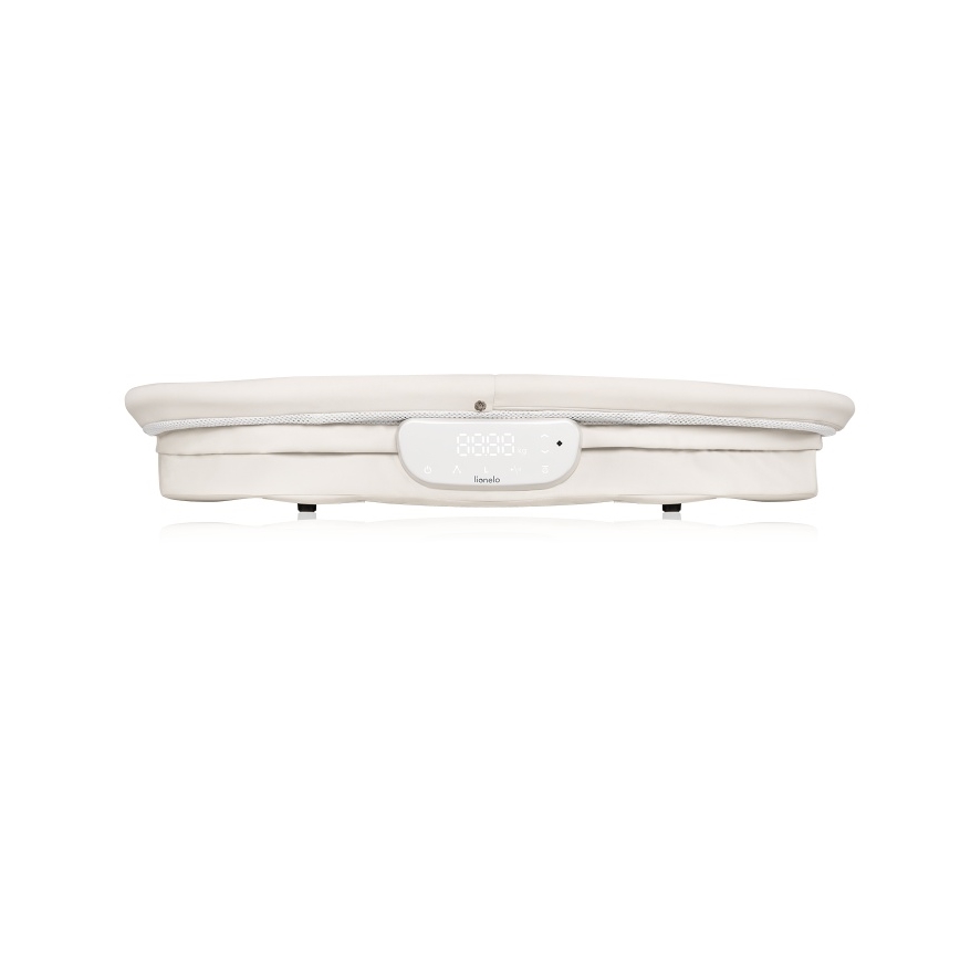 Lionelo - Lit bébé avec balance intégrée CORAL Blanc