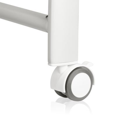 Lionelo - Lit bébé avec balance intégrée CORAL Blanc