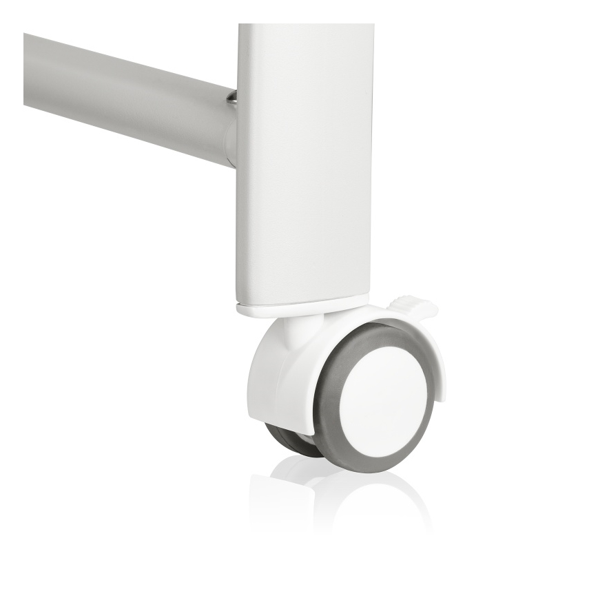 Lionelo - Lit bébé avec balance intégrée CORAL Blanc
