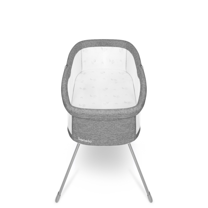 Lionelo - Lit de voyage 3 en 1 MALIN Grey Stone