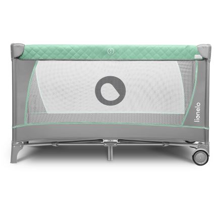 Lionelo - Lit de voyage FLOWER turquoise