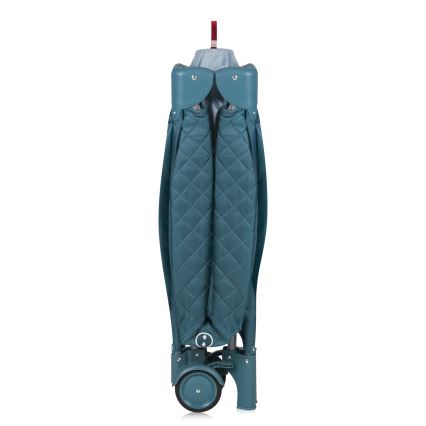 Lionelo - Lit de voyage FLOWER Vert turquoise