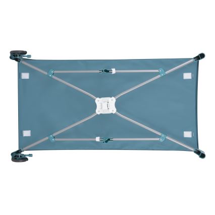 Lionelo - Lit de voyage FLOWER Vert turquoise