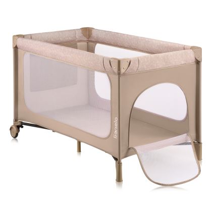 Lionelo - Lit de voyage JASMIN EASY FOLD Beige Sable
