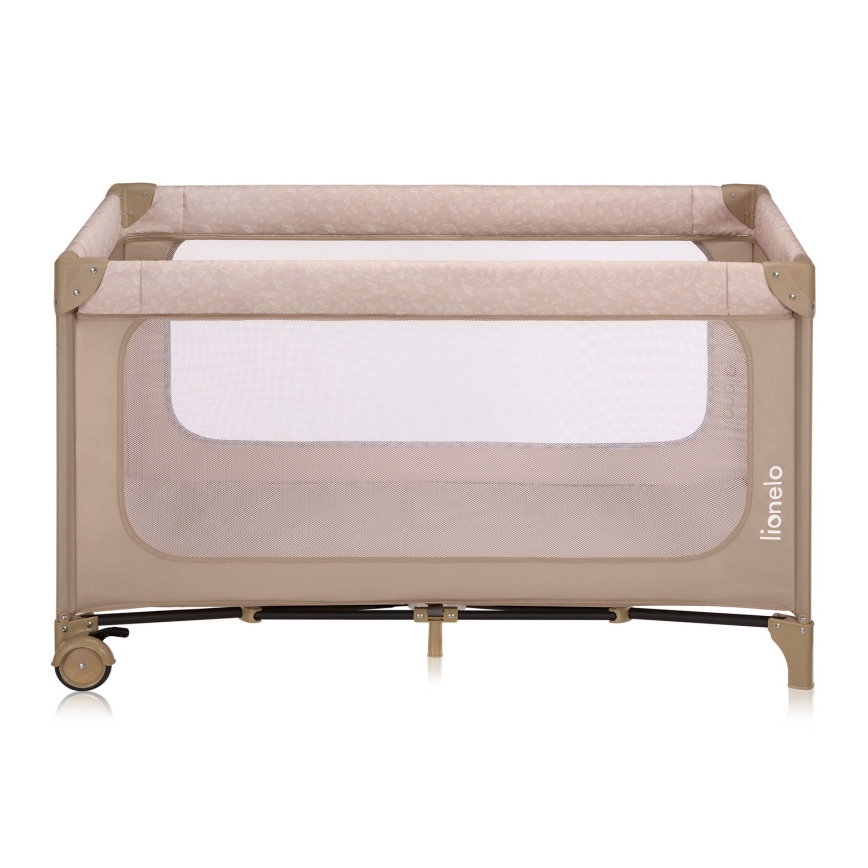 Lionelo - Lit de voyage JASMIN EASY FOLD Beige Sable