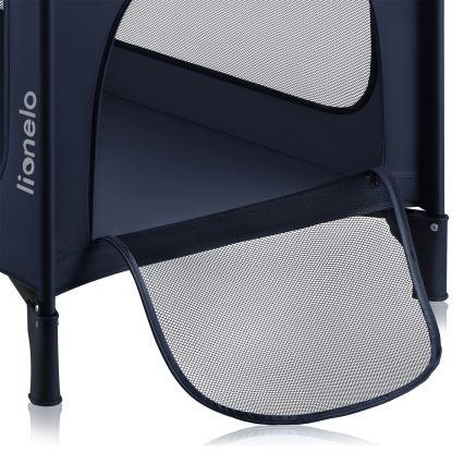 Lionelo - Lit de voyage JASMIN EASY FOLD Bleu marine