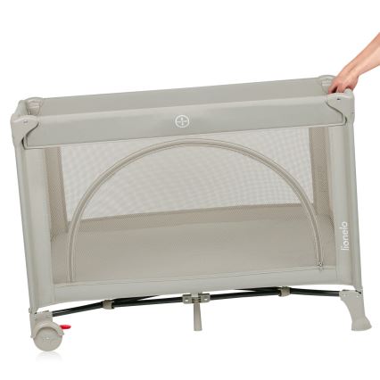 Lionelo - Lit de voyage LAURA Beige Sable