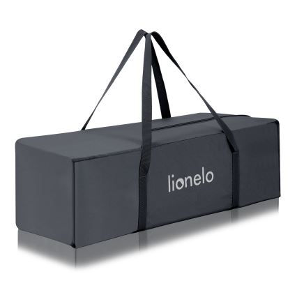 Lionelo - Lit de voyage LAURA Gris béton