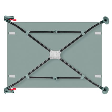 Lionelo - Lit de voyage LAURA, vert sauge