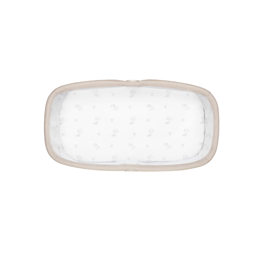 Lionelo - Lit de voyage MALIN EVO, beige naturel