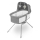 Lionelo - Lit de voyage MALIN Grey Stone