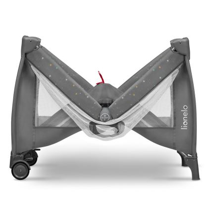 Lionelo - Lit de voyage STEFI PLUS Gris Multicolore