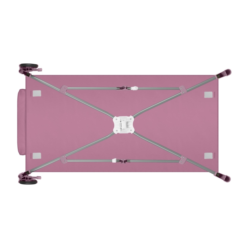 Lionelo - Lit de voyage STEFI PLUS Magnolia rose