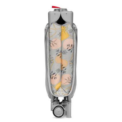 Lionelo - Lit de voyage STEFI PLUS Rose/Jaune