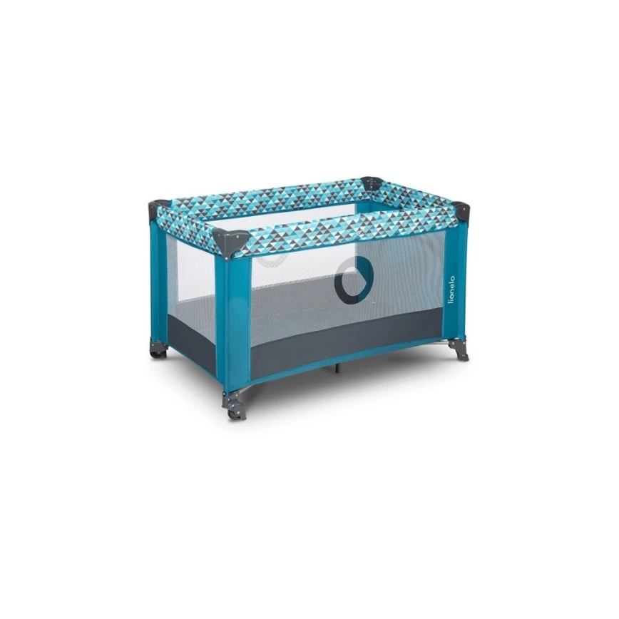 Lionelo - Lit de voyage STEFI turquoise