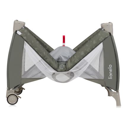 Lionelo - Lit de voyage SVEN PLUS Beige Olive