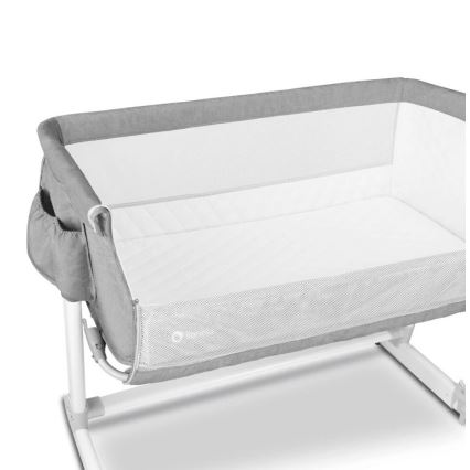 Lionelo - Lit de voyage THEO Concrete
