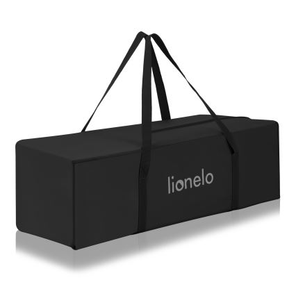 Lionelo - Lit parapluie LAURA Noir Carbone