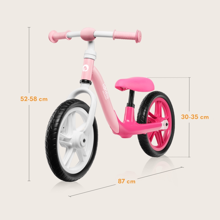 Lionelo - Loopfiets ALEX Bubblegum