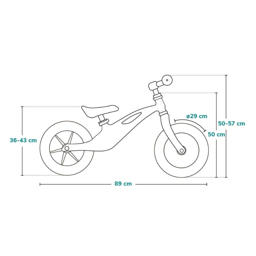 Lionelo - Loopfiets BART TOUR grijs/geel