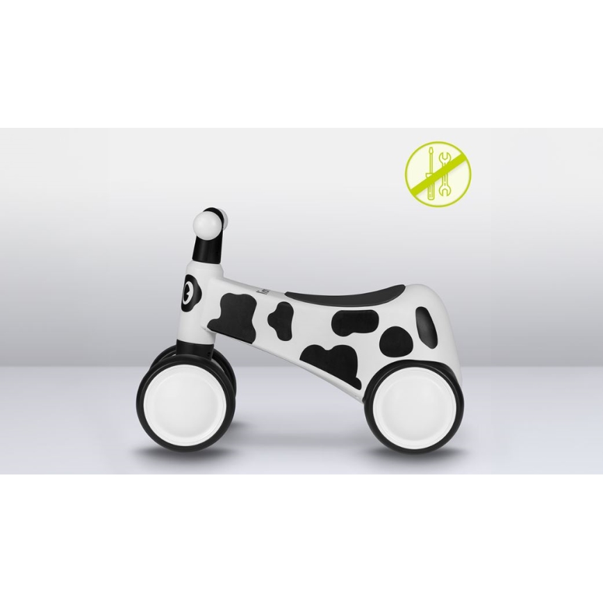 Lionelo - Loopfiets SAMMY zwart/wit