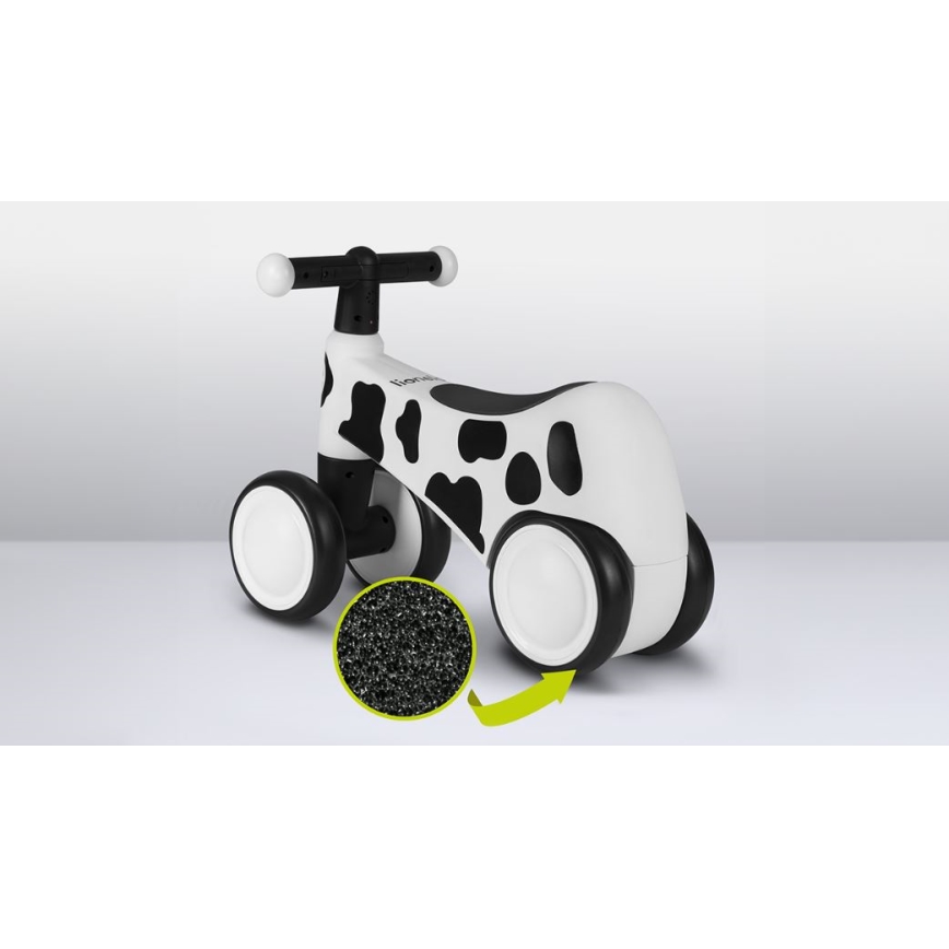 Lionelo - Loopfiets SAMMY zwart/wit