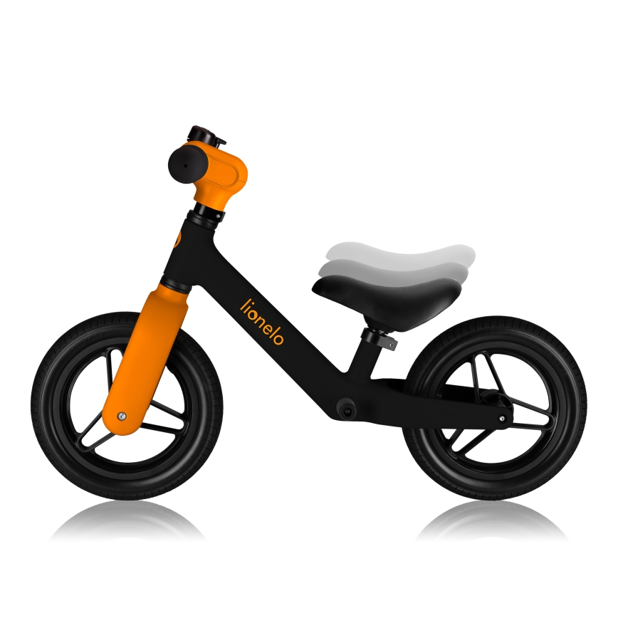 Lionelo - Loopfiets TONI Zwart/Oranje